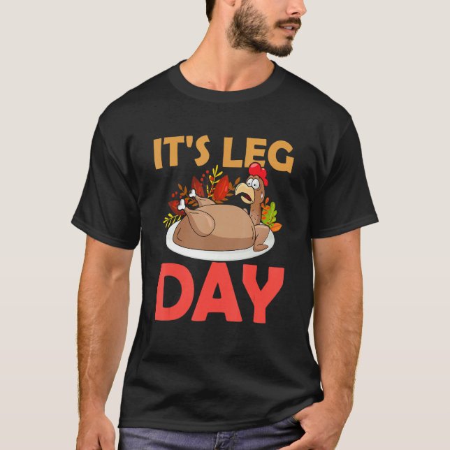 Camiseta Día de las Piernas, Día de Acción de Gracias, Gimn (Anverso)