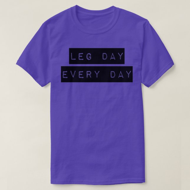Camiseta Día de las piernas todos los días (Diseño del anverso)