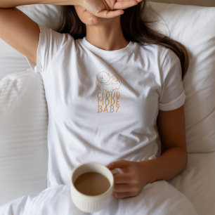 Camiseta Día de las Primeras Madres Embarazadas amarillo