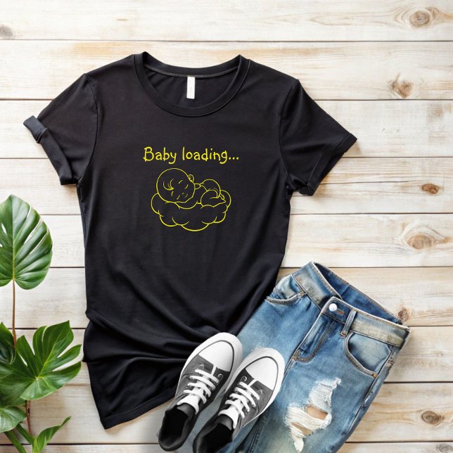 Camiseta Día de las Primeras Madres Embarazadas amarillo (Subido por el creador)