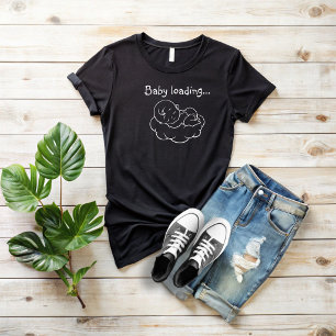 Camiseta Día de las Primerizas Embarazadas blanco