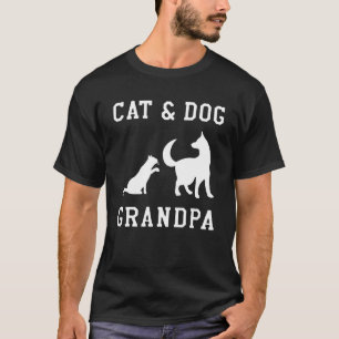 Camiseta Día de los abuelos animal amor de garra perro gato