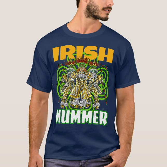 Camiseta Día de los bufones Día de los mummer irlandés dive (Anverso)