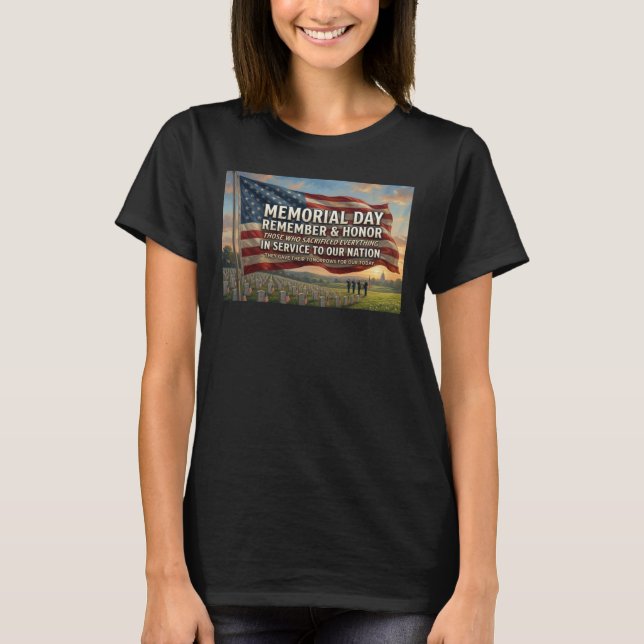 Camiseta Día de los Caídos  (Anverso)