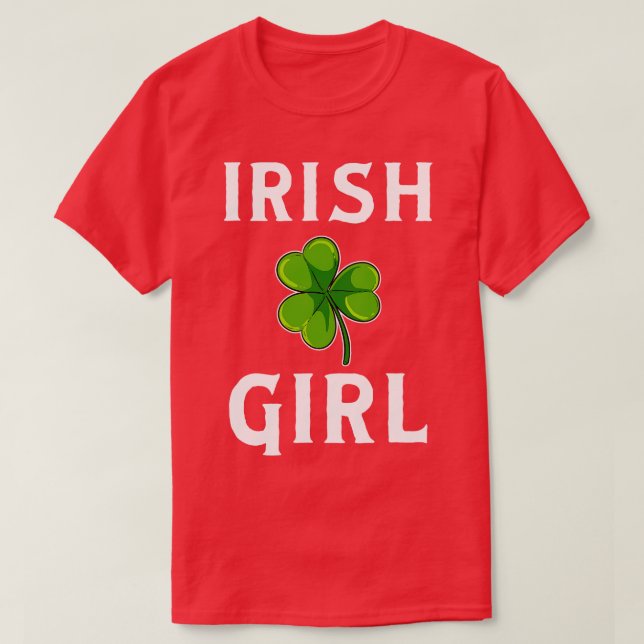 Camiseta Día de los Chicas de Irlanda (Diseño del anverso)