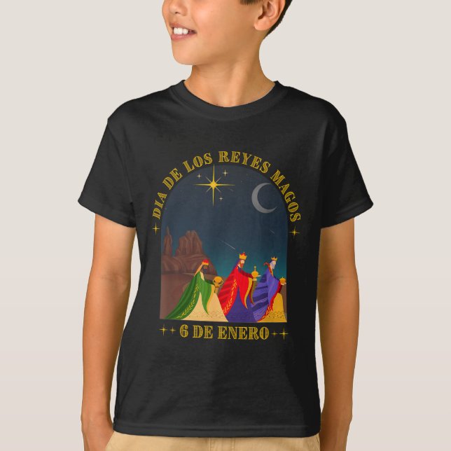 Camiseta Dia De Los Es Magos 6 De Enero Ephany  (Anverso)