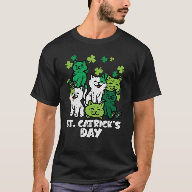 Camiseta Día de los gatos de los patógenos de los gatos de  (Anverso)