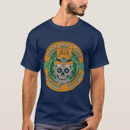 Camiseta Día de los Irlandeses Muertos bebiendo San Patrici