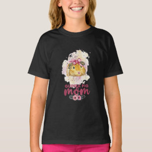Camiseta Día De Los Mores Florales De La Madre Del Cerdo De