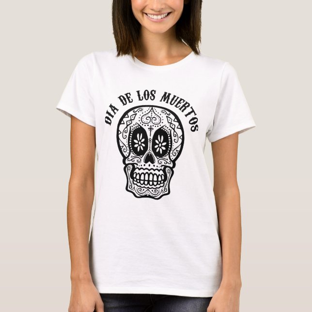 Camiseta dia de los muertos (Anverso)