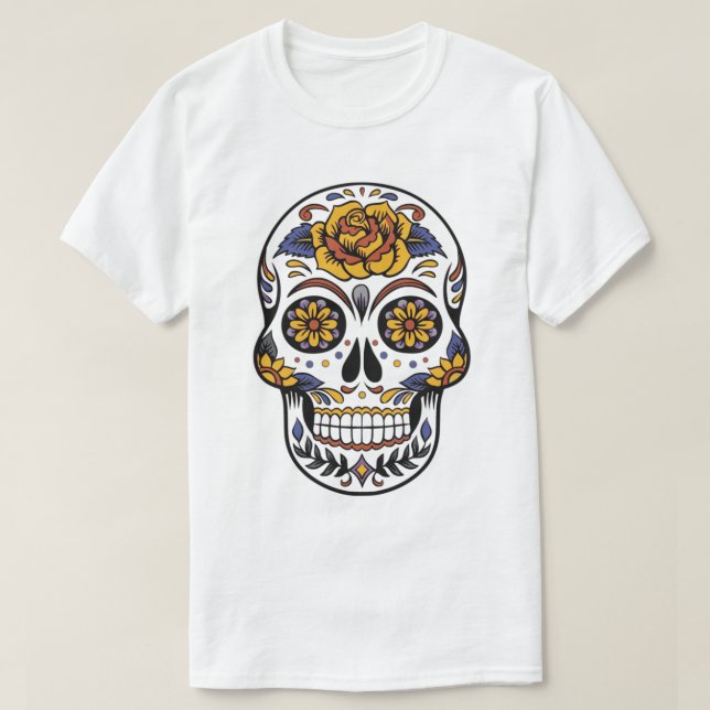 Camiseta Día De Los Muertos (Diseño del anverso)