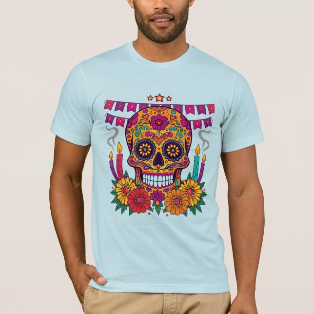 Camiseta Dia de los Muertos (Anverso)