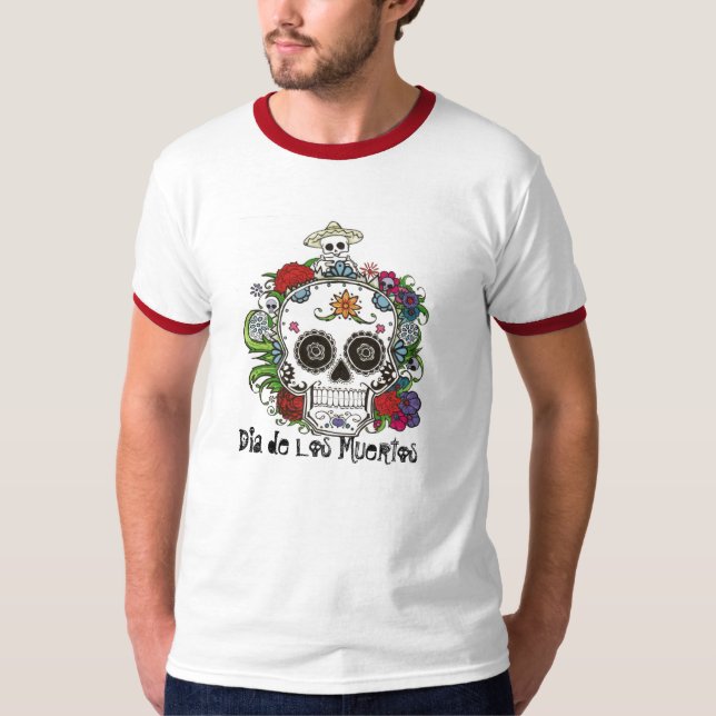 Camiseta dia de los muertos (Anverso)