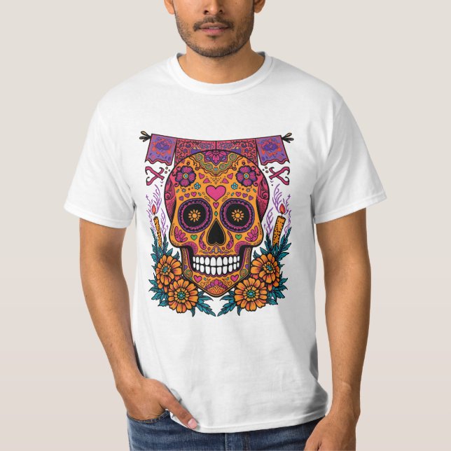 Camiseta Dia de los Muertos (Anverso)