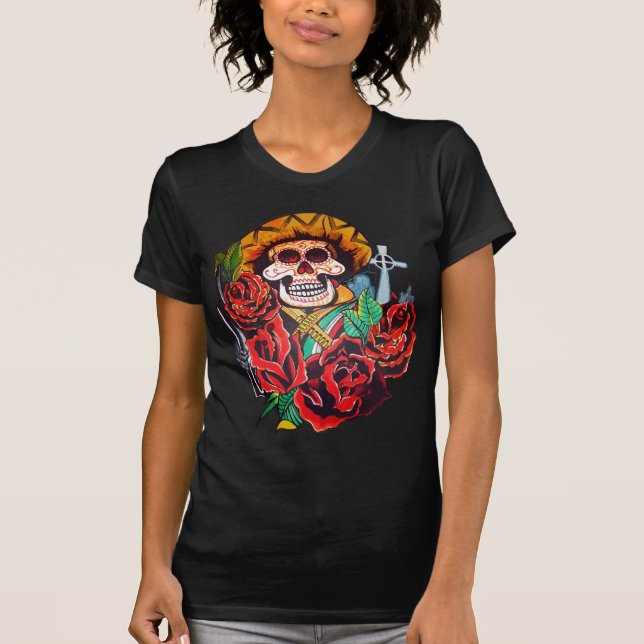 Camiseta dia de los muertos (Anverso)