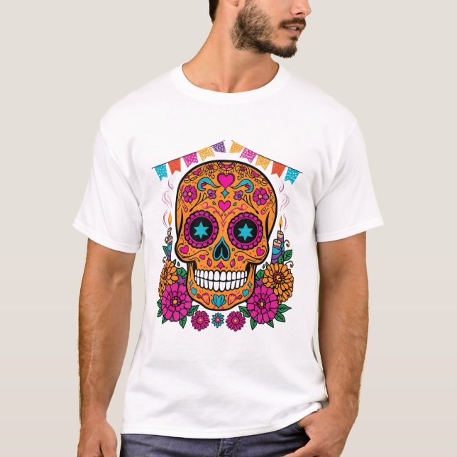 Camiseta Dia de los Muertos (Anverso)