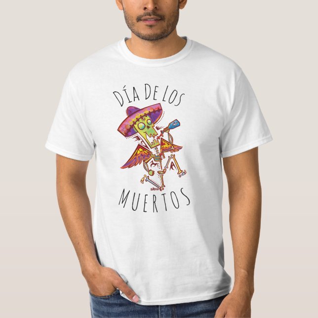 Camiseta Día de los muertos (Anverso)