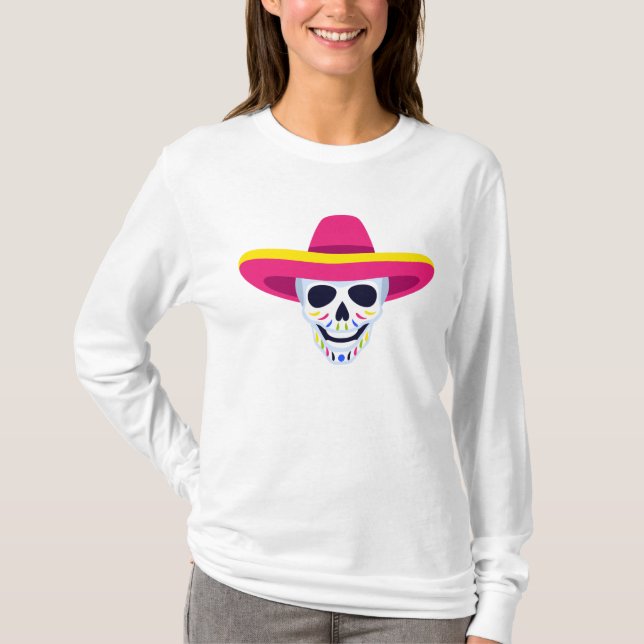 Camiseta Dia De Los Muertos (Anverso)