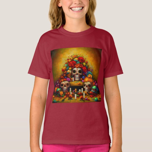 Camiseta Día de los Muertos 1 (Anverso)