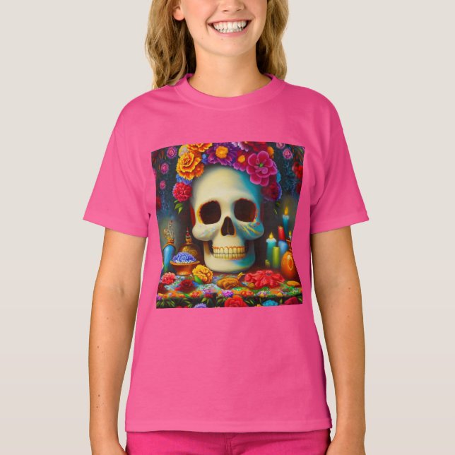 Camiseta Día de los Muertos 4 (Anverso)