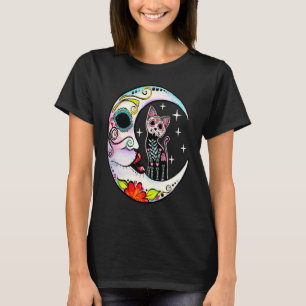 Camiseta Día de los Muertos: Caída del Azúcar en Gato