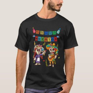 Camiseta Día De Los Muertos Calavera Mexicana M