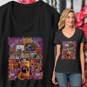 Camiseta Dia de Los Muertos Catrinas Altar 1718