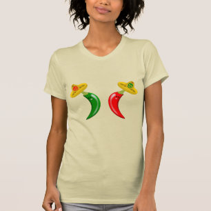 Camiseta Día de los Muertos Chilis Mexicanos