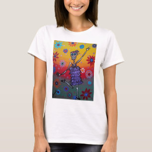 CAMISETA DIA DE LOS MUERTOS DANCING QUEEN