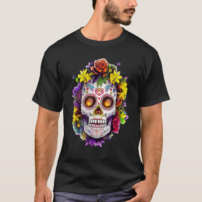 Camiseta Día De Los Muertos Día De La Caída Del Azúcar (Anverso)