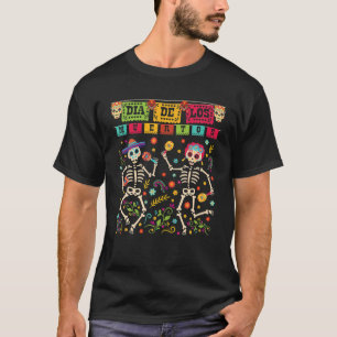 Camiseta Día De Los Muertos Día De La Vestimenta Del Espele