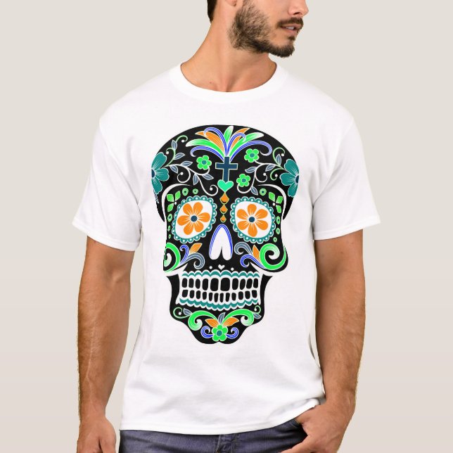 Camiseta Día de los muertos - Día de los muertos - Calavera (Anverso)