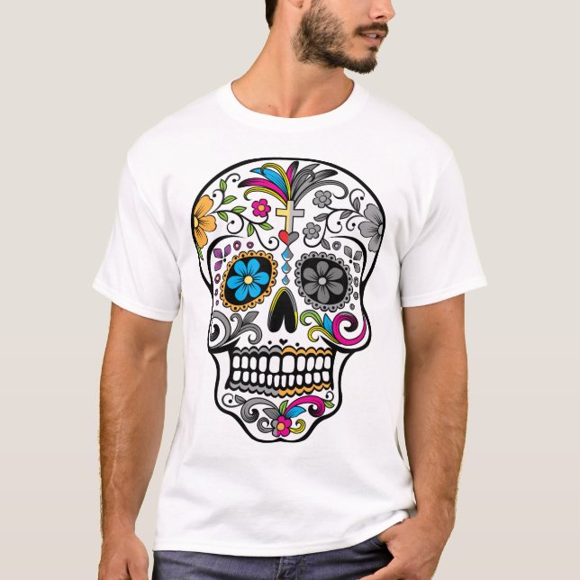 Camiseta Día de los muertos - Día de los muertos - Calavera (Anverso)