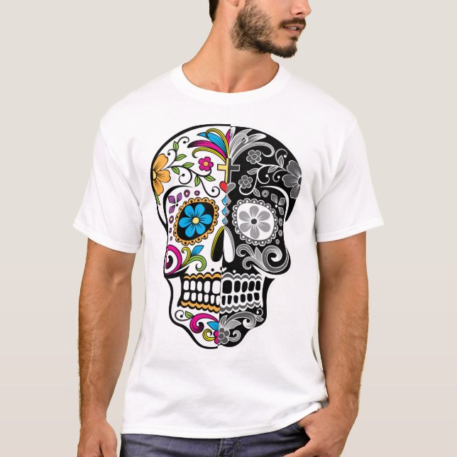 Camiseta Día de los muertos - Día de los muertos - Calavera (Anverso)