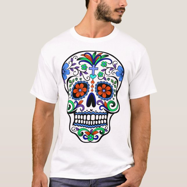 Camiseta Día de los muertos - Día de los muertos - Calavera (Anverso)