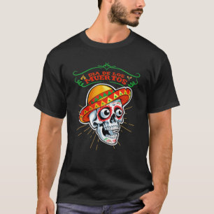 Camiseta Día De Los Muertos Día De Mariachi Su Mexicano Mue