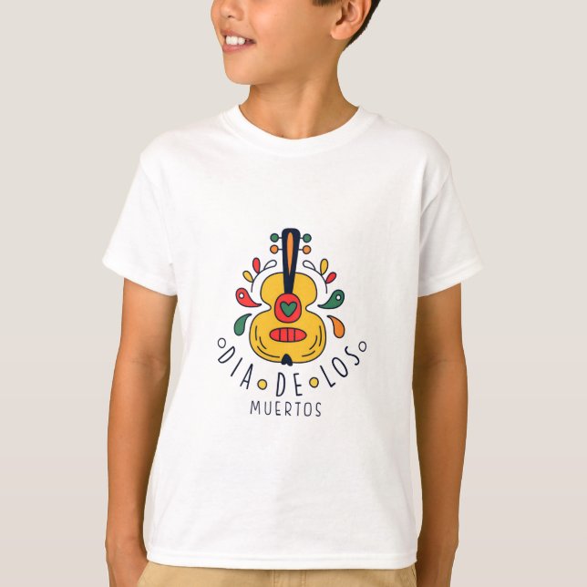 Camiseta Día de los Muertos -:Diseño del Día de los Muertos (Anverso)