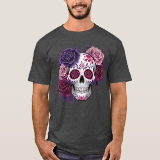 Camiseta Día De Los Muertos Disfraz Día de los Muertos Azúc