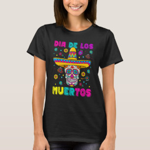 Camiseta Día de los Muertos en México por la Calavera del A