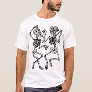 Camiseta Día de los muertos - esqueletos del baile del