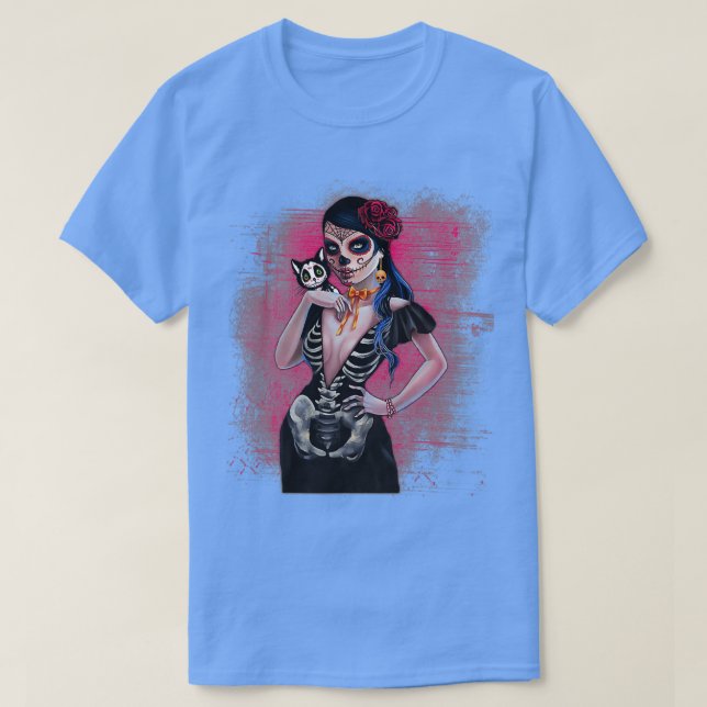 Camiseta Día De Los Muertos La Catrina De 1 (Diseño del anverso)