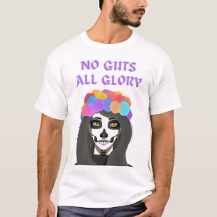 Camiseta día de los muertos, la catrina, sin agallas toda g