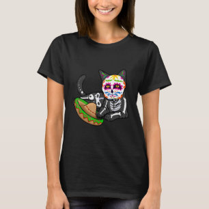 Camiseta Dia De Los Muertos para los hombres cortan azúcar 