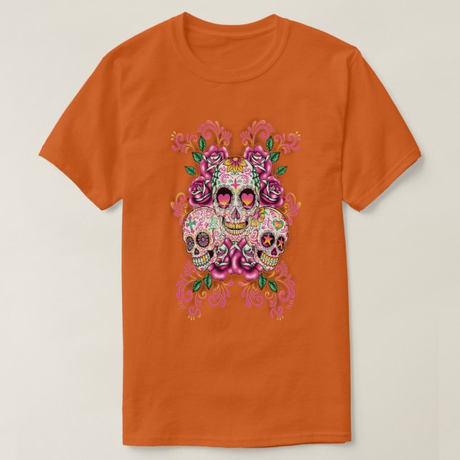 Camiseta Día de los muertos por el Día de los Muertos en el (Diseño del anverso)