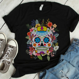 Camiseta Día de los muertos por la caída del azúcar