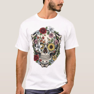 Camiseta Día de los muertos por la caída del azúcar