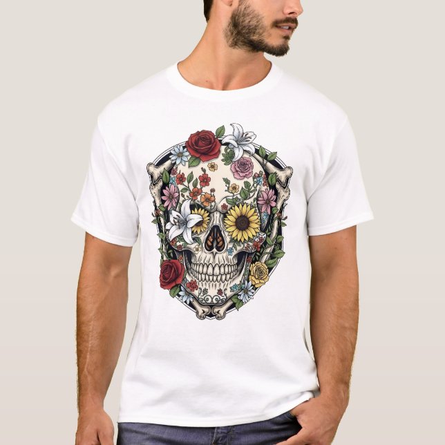 Camiseta Día de los muertos por la caída del azúcar (Anverso)