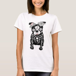 Camiseta Dia de Los Muertos Puppy