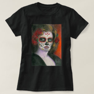 Camiseta Día de los Muertos - Rosas