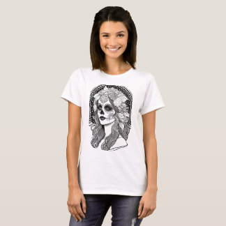 Camiseta Día De Los Muertos, schwarz